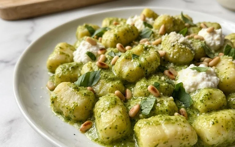 Creamy Pesto Gnocchi
