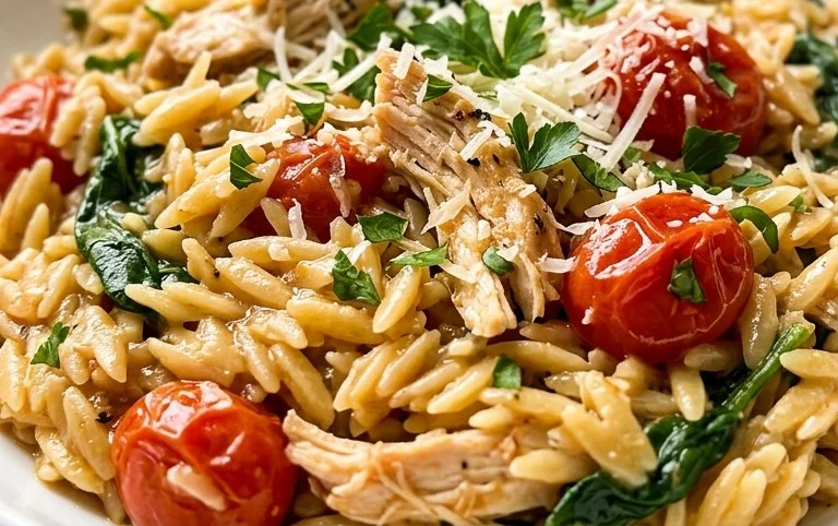 Chicken Orzo (30-Minutes, One-Pan)