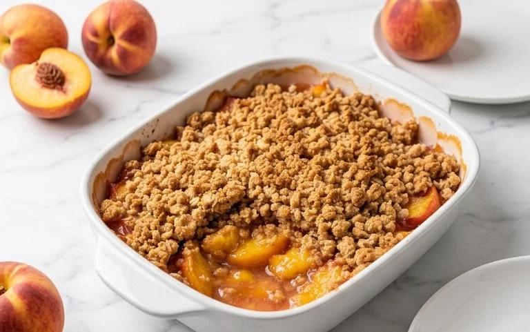 Fresh Peach Crisp Recipe