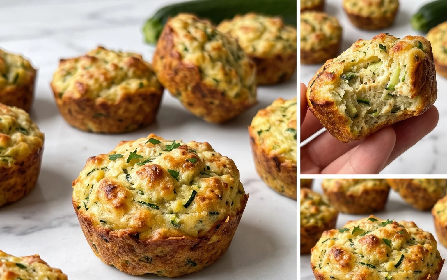 Zucchini Garlic Bites