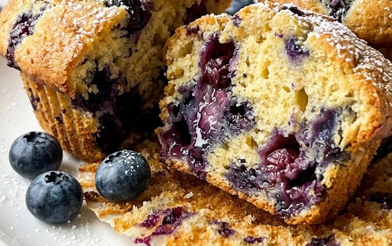Homemade Blueberry Muffins
