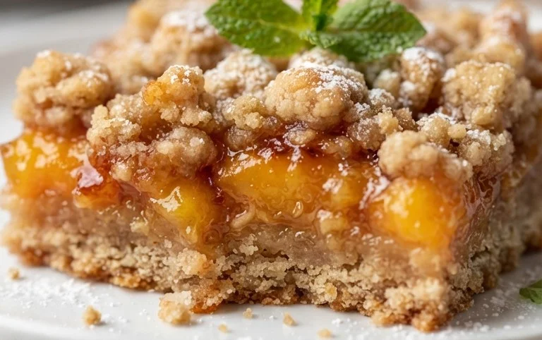 Fresh Peach Crum extractb Bars