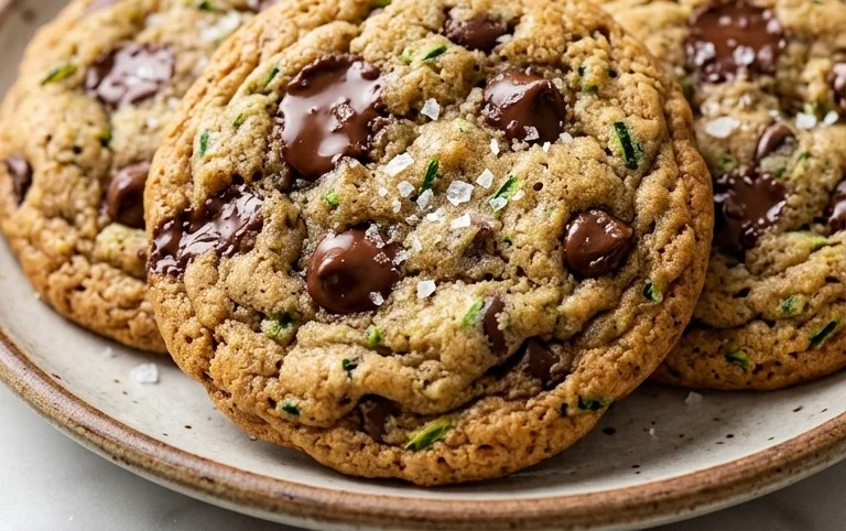 Zucchini Chocolate Chip Cookies