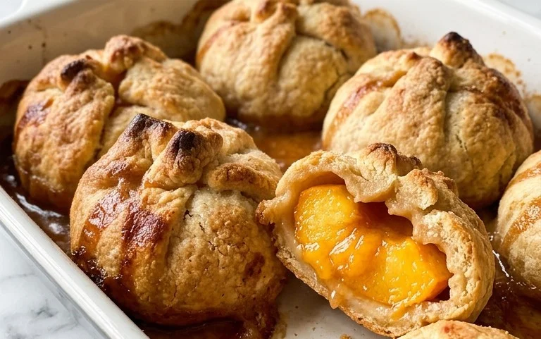 Peach Dumplings