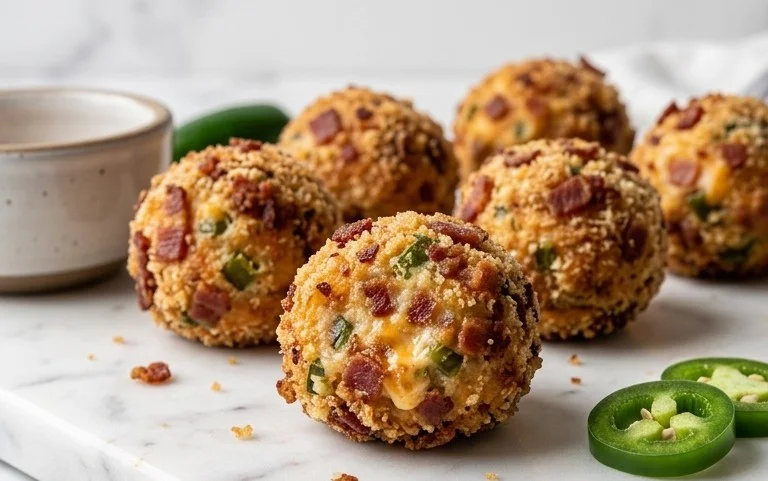 Beef Bacon Jalapeño Popper Cheese Balls