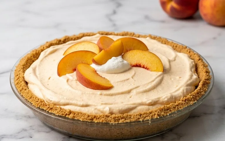 Peach Chiffon Pie