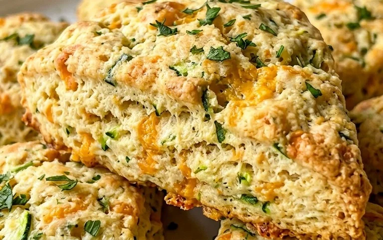 Zucchini Cheddar Scones