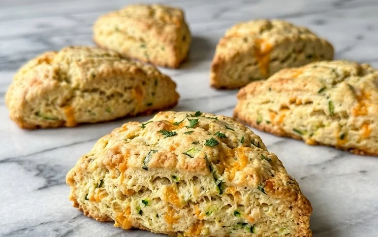 Zucchini Cheddar Scones