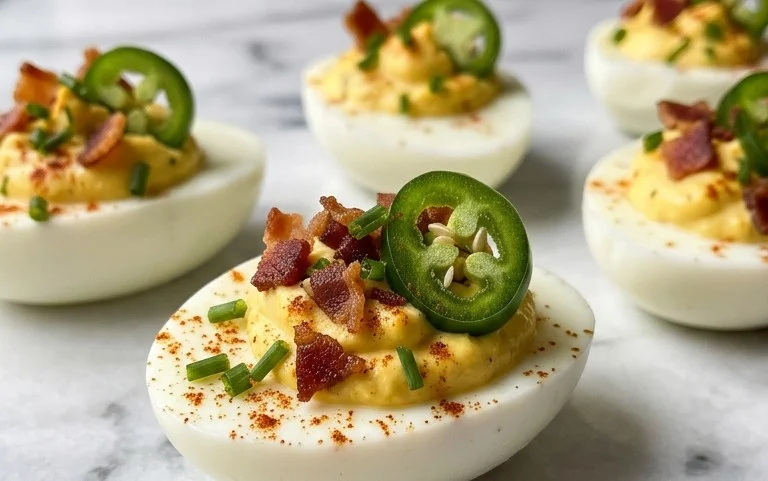 Jalapeno Popper Deviled Eggs