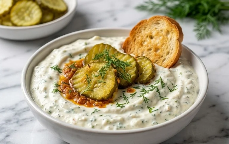 Easy Fried Pickle Dip (Dairy-Free Option)