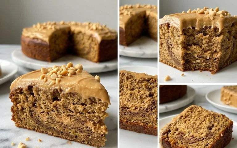 Moist Peanut Butter Zucchini Cake Recipe
